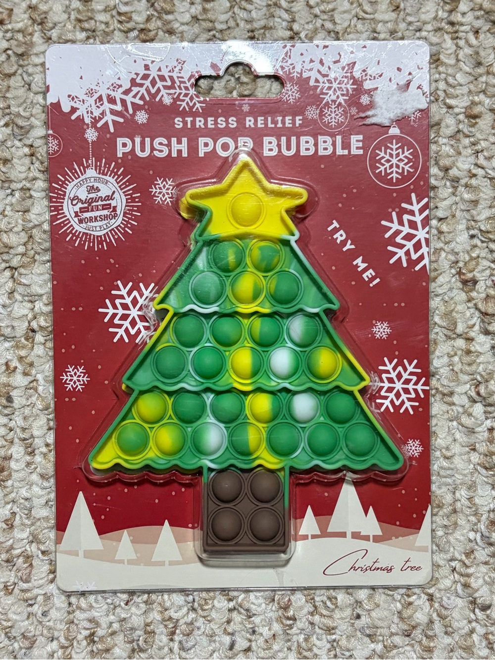 Stress Relief Pop It Bubble Christmas Tree 🎄